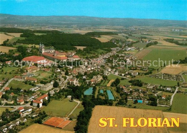St Florian Fliegeraufnahme mit Augustinerherrensti