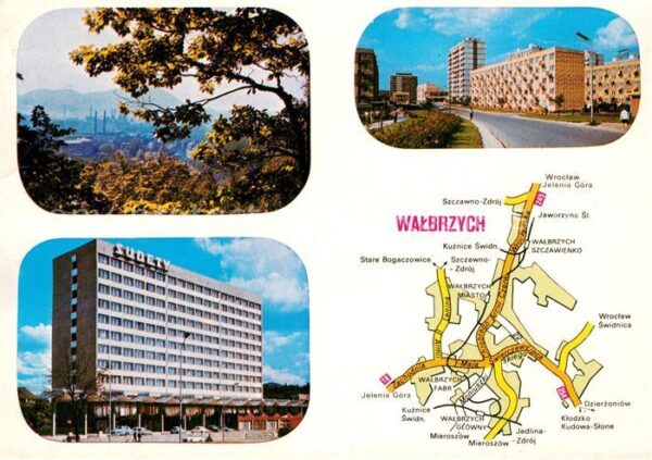 Walbrzych Waldenburg Hotel Sudety Osiedle mieszkaniowe Piask