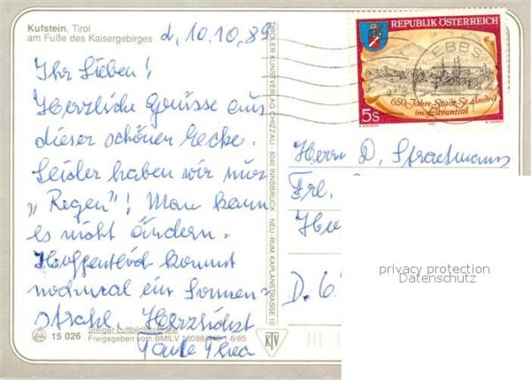 Kufstein Tirol Fliegeraufnahme mit Kaisergebirge – Bild 2