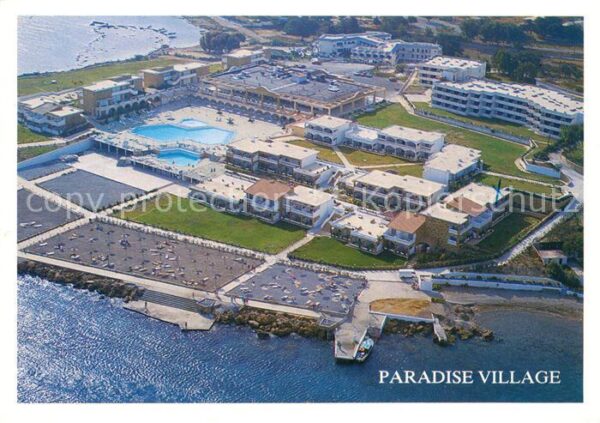 Rhodos Rhodes Aegaeis Paradise Village Fliegeraufnahme