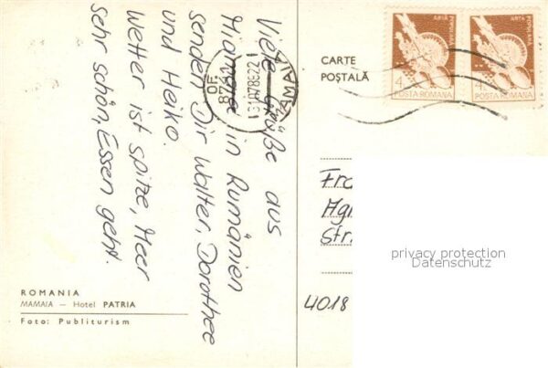 Mamaia Hotel Patria Speisesaal – Bild 2