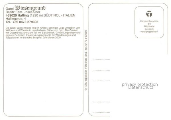 Hafling Garni Wiesngrund – Bild 2
