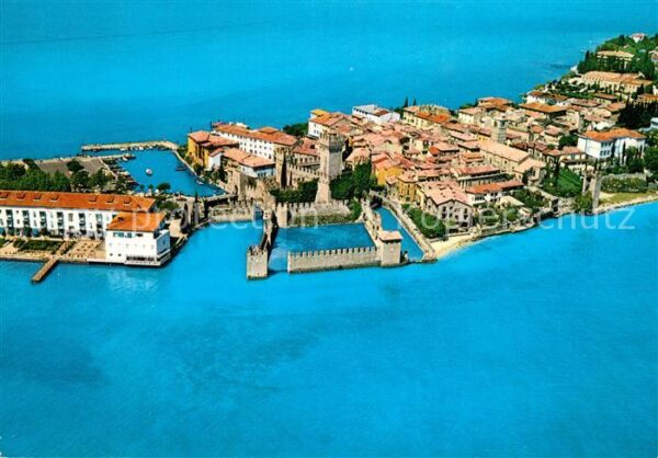 Sirmione Lago di Garda Fliegeraufnahme