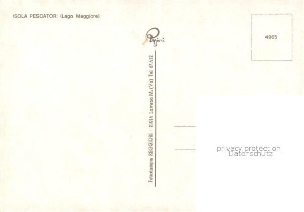 Isola Pescatori Lago Maggiore Fliegeraufnahme – Bild 2