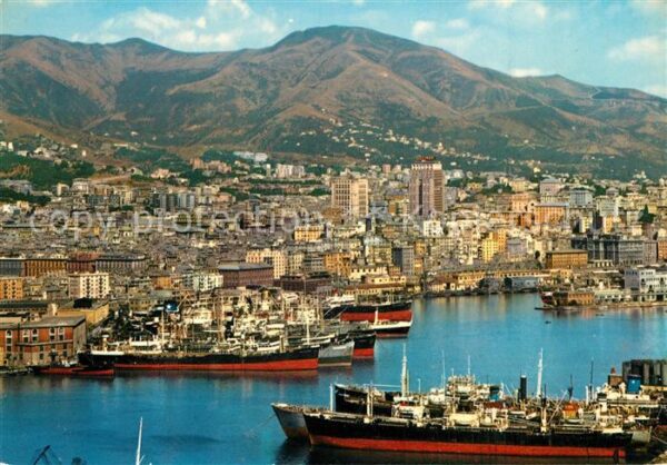 Genova Genua Liguria Porto e panorama