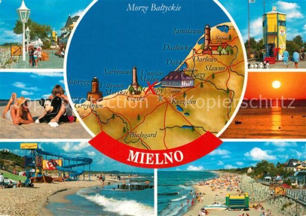 Mielno Teilansichten Strandpartien