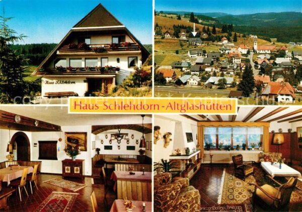 Altglashuetten Haus Schlehdorn Gasträume Ortsansicht