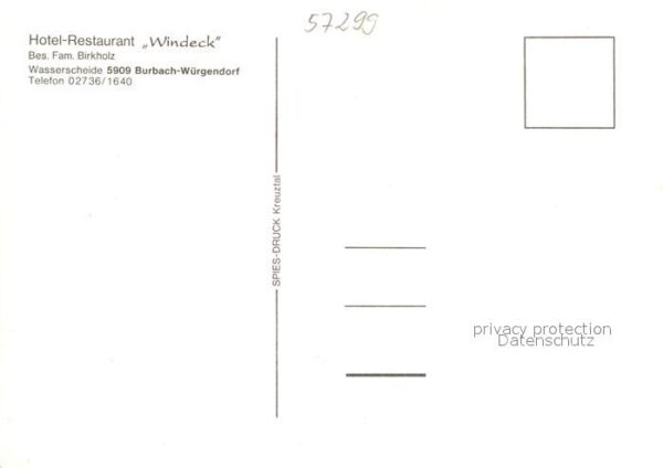 Wuergendorf Hotel Restaurant Windeck – Bild 2