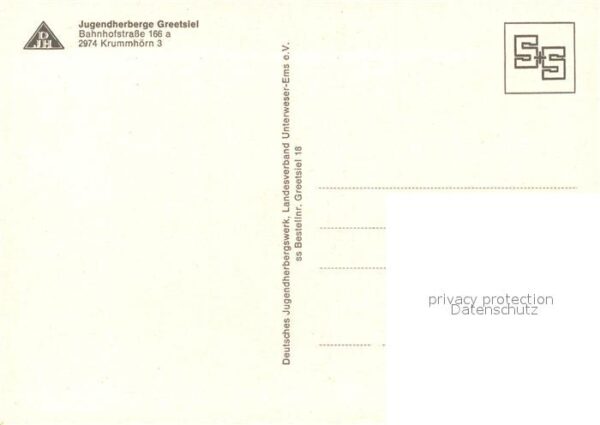 Krummhoern Jugendherberge Greetsiel Speisesaal Müh – Bild 2