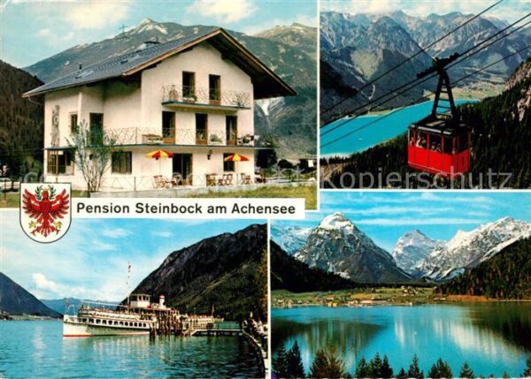 Pertisau Achensee Pension Steinbock Seilbahn Fahrgastschi
