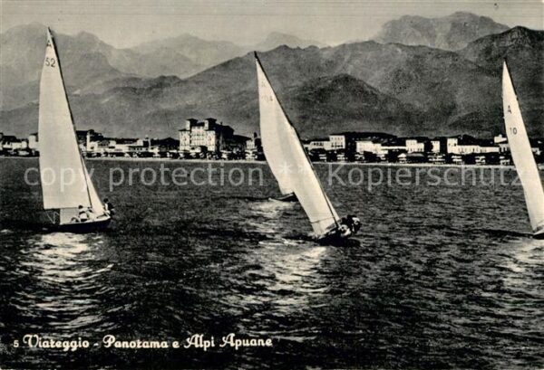Viareggio Panorama e Alpi Apuane Segeln