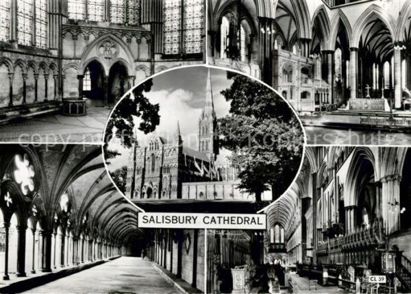 Salisbury Wiltshire Cathedral Kathedrale Innenansichten