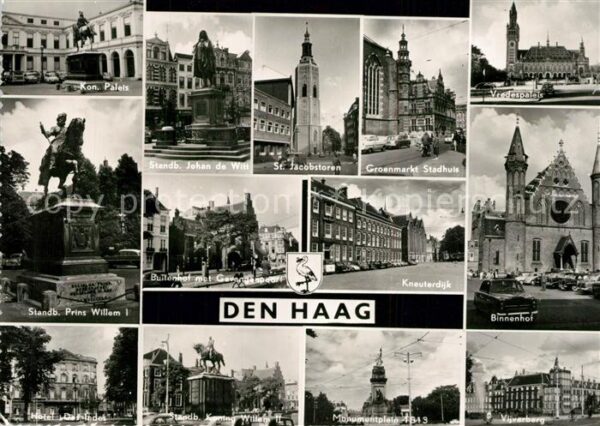 Den Haag Paleis Standbeeld St Jacobstoren Vredes