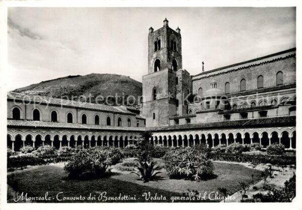 Monreale Convento dei Benedettini Chiostro Bened