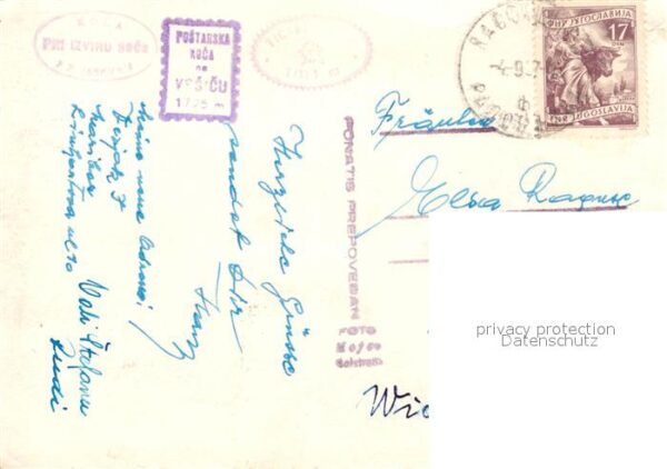 Vrsic Berghaus Denkmal Gebirgspanorama – Bild 2