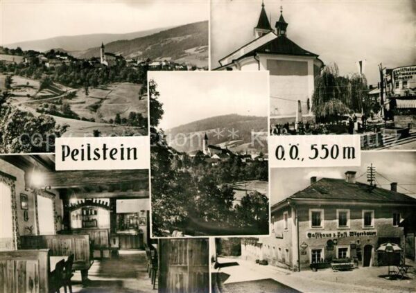 Peilstein Muehlviertel Gesamtansicht Gasthaus zur Post Kirche