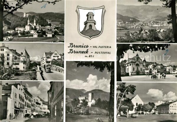 Bruneck im Pustertal mit Pfarrkirche Spitalkirc