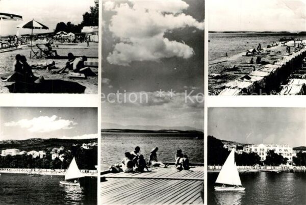 Crikvenica Kroatien Strandpartien Teilansichten