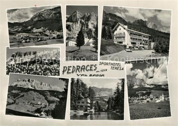 Pedraces Sporthotel Teresa Teilansichten Seilbah