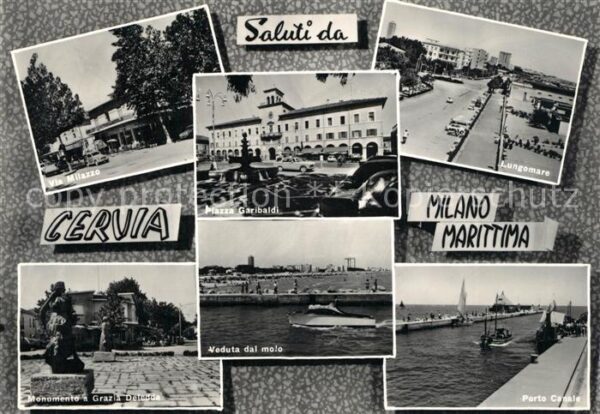 Cervia Via Milazzo Piazza Garibaldi Lungomare