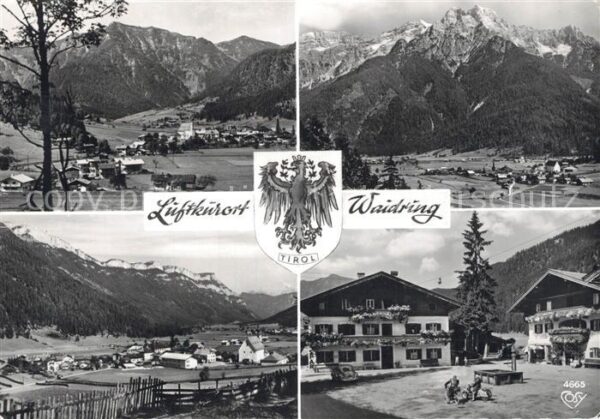 Waidring Tirol Teilansichten Panorama