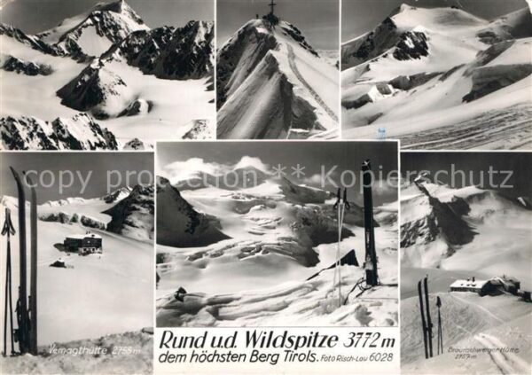 Wildspitze Alpenpanorama Vemagthütte