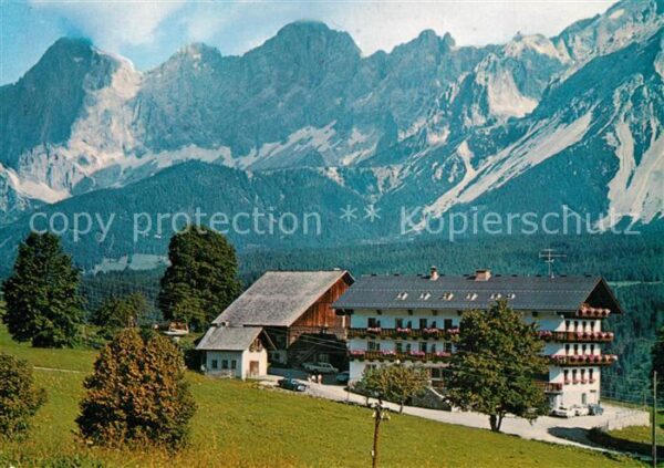 Rohrmoos Schladming Alpengasthof Schwaigerhof mit Dachstein