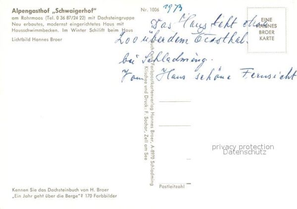 Rohrmoos Schladming Alpengasthof Schwaigerhof mit Dachstein – Bild 2