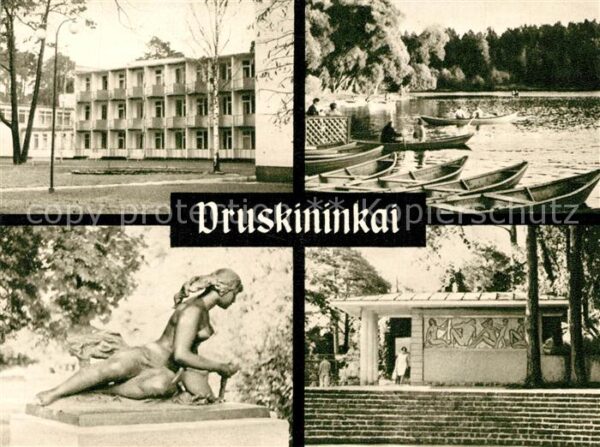 Druskininkai Sanatorium Dainava Druskonissee Rainyce