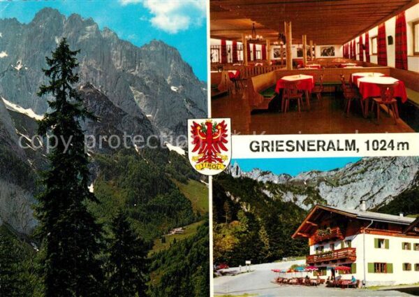 Kirchdorf Tirol Griesneralm im Wilden Kaiser mit Gastst