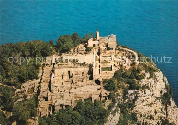 Capri Villa Jovis Salto di Tiberio Veduta aer
