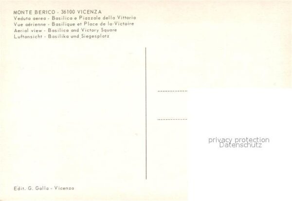 Vicenza Basilica e Piazzale della Vittoria Vedu – Bild 2