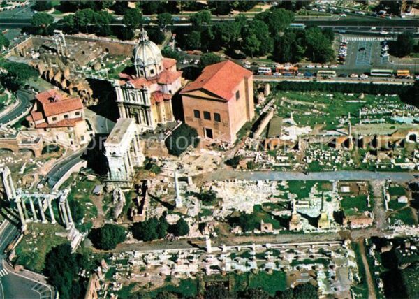 Roma Rom Veduta aerea del Foro Romano
