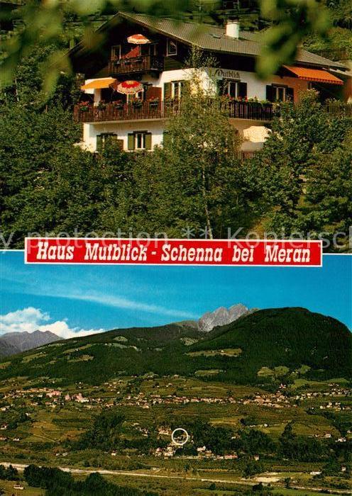 Schenna Meran Haus Mutblick Panorama