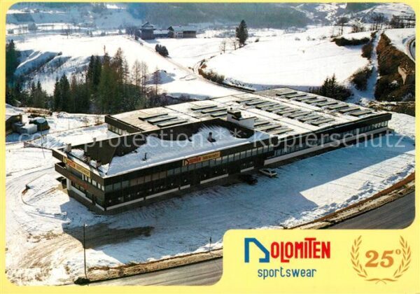 Dolomiten Ladencenter Fliegeraufnahme
