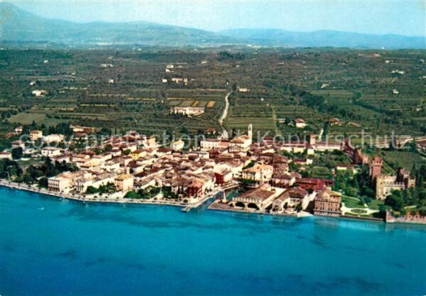 Lazise Lago di Garda Fliegeraufnahme