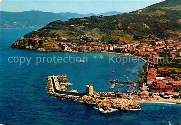 Isola d Elba Marciana Marina Fliegeraufnahme