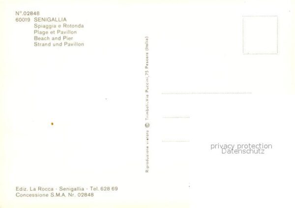 Senigallia Fliegeraufnahme mit Strand und Seebrück – Bild 2