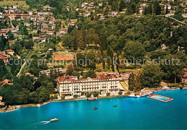 Cernobbio Lago di Como Villa d_Este vista dall aereo