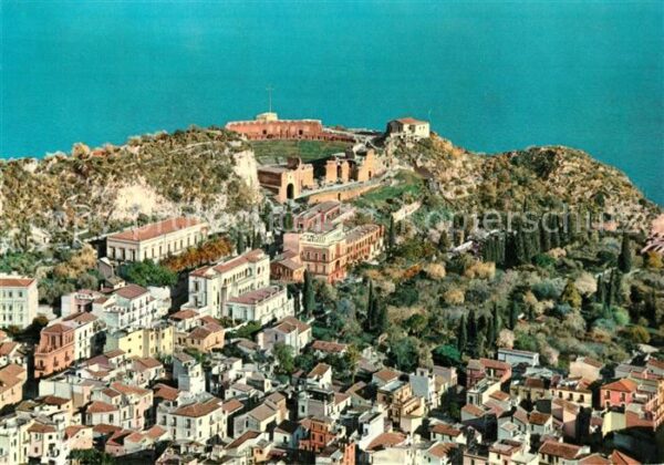 Taormina Sizilien Panorama veduta aerea