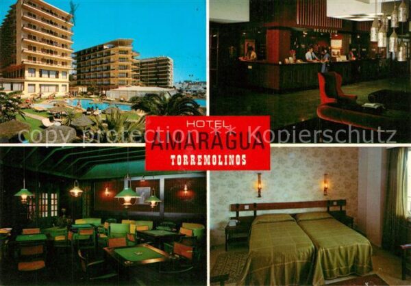 Torremolinos Hotel Amaragua Bar Restaurant Swimming