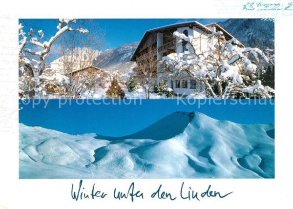 Ried Oberinntal Winter unter den Linden Hote Linde Wint