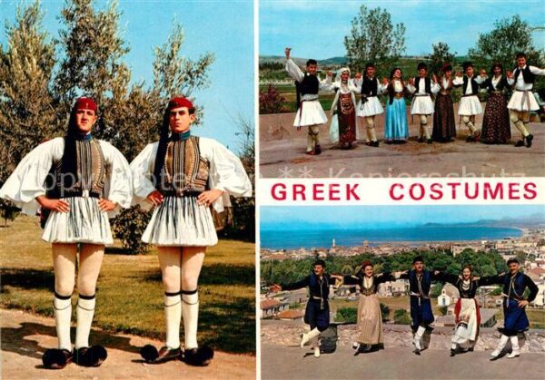 Athenes Athen Greek Costums Trachten