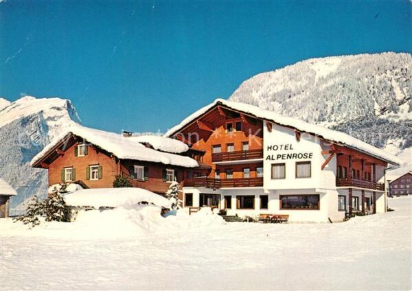 Au Rehmen Hotel Alpenrose Wintersportplatz Bregen