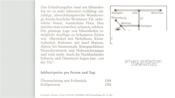 Sibratshofen Gasthof Adler Restaurant Fremdenzimmer – Bild 2