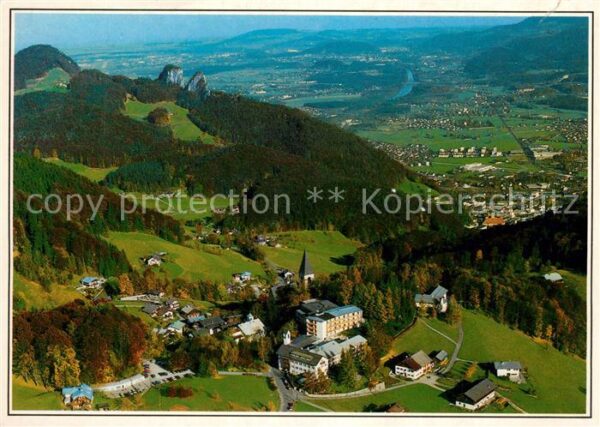 Bad Duerrnberg Hallein Kurhaus St Josef am Dürrnberg Blick auf