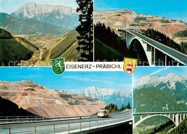 Eisenerz Steiermark Präbichl Nordrampe Kremplgrabenbrücke E