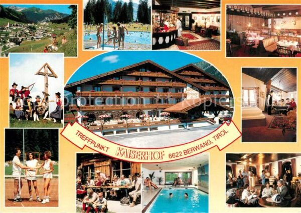 Berwang Tirol Sporthotel Kaiserhof Hallenbad Restaura
