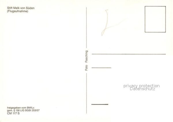 Melk Donau Stift Melk von Süden Fliegeraufnahme – Bild 2