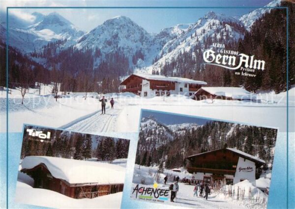 Pertisau Achensee Alpengasthof Gernalm Wintersport Alpen